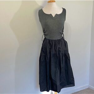 Whimsical Witchy Gothic Cotton Cinched Top Dress Small
